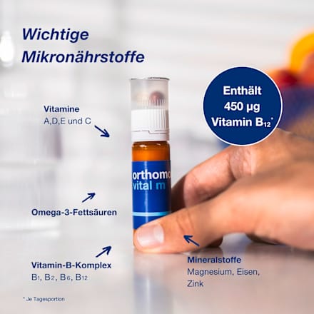 Orthomol Vital m Trinkfläschchen/Kapseln 30 St orthomol