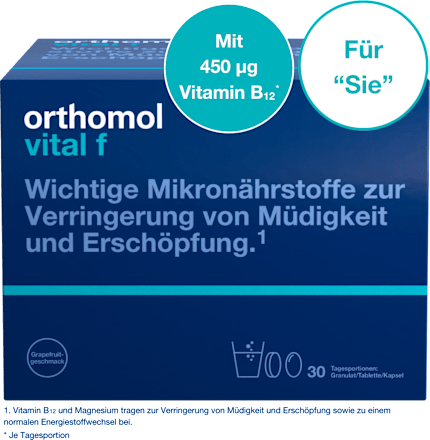 Orthomol Vital f Granulat/Tabletten/Kapseln Grapefruit 30 St orthomol