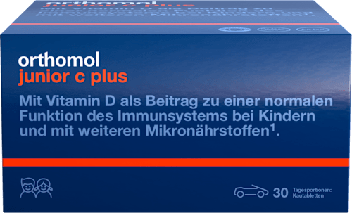 Orthomol Junior C plus Kautabletten Mandarine/Orange 30 St orthomol