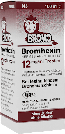 Bromhexin Hermes Arzneimittel 12 mg/ml Tropfen Bromhexin