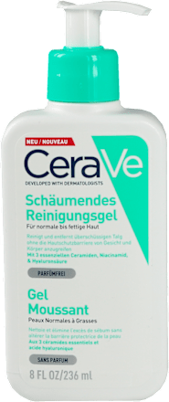 CeraVe schäumendes Reinigungsgel für normale bis fettige Haut CeraVe