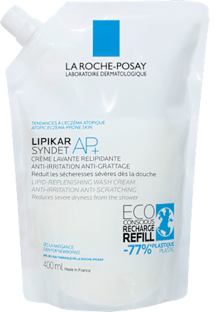 LA ROCHE-POSAY Lipikar Syndet AP+ Rückfettendes Reinigungs-Cremegel Juckreizmindernd Nachfüller LA ROCHE-POSAY