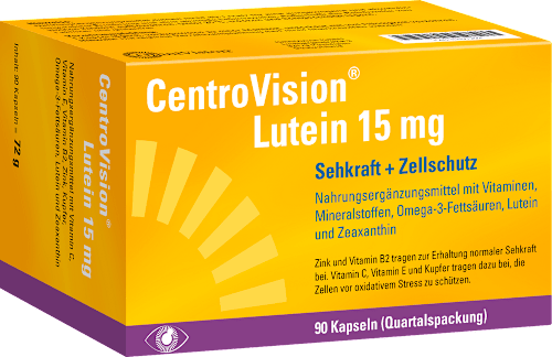 CentroVision Lutein 15 mg Kapseln 90 St CentroVision