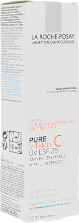 LA ROCHE-POSAY Pure Vitamin C Pflege LSF 25 Anti-Falten  LA ROCHE-POSAY