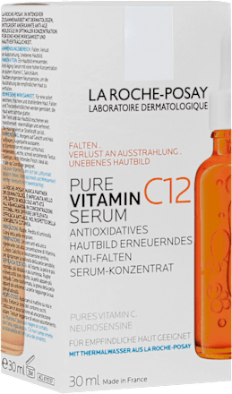 LA ROCHE-POSAY Pure Vitamin C12 Serum, Anti-Falten Serum Konzentrat LA ROCHE-POSAY