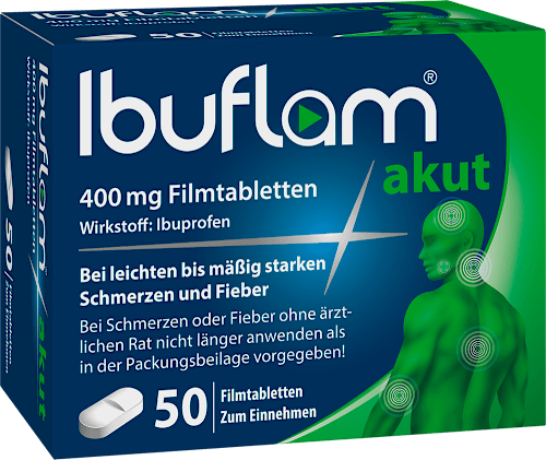 Ibuflam akut 400 mg Ibuprofen Filmtabletten Ibuflam