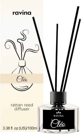 Dyfuzor zapachowy z patyczkami Cléo ravina