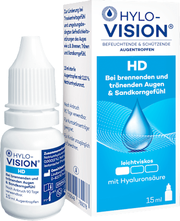 HYLO-VISION Befeuchtende & Schützende Augentropfen HD  HYLO-VISION