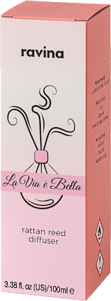 Dyfuzor zapachowy z patyczkami La Via É Bella ravina