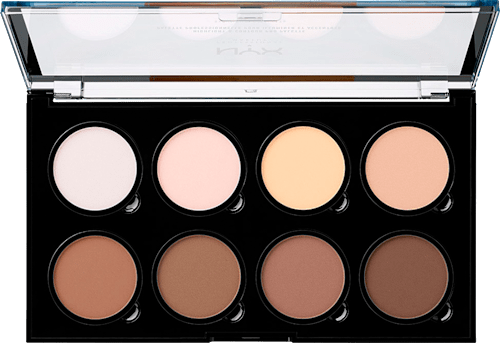 Paletă de iluminare și conturare Pro NYX PROFESSIONAL MAKEUP
