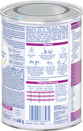 Spezialnahrung Frühgeborenen 2 von Geburt an Nestlé BEBA