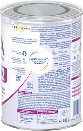 Spezialnahrung Frühgeborenen 2 von Geburt an Nestlé BEBA