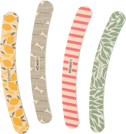 Пила за сухи и чупливи нокти, различни цветове/мотиви ebelin