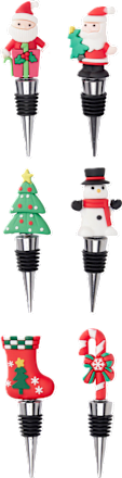 Tappo per bottiglia natalizio assort. KOOPMAN