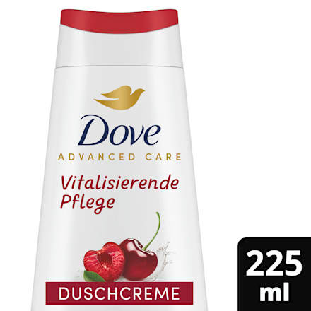 Duschcreme Advanced Care Vitalisierende Pflege, Kirsche & Chia Milch Dove
