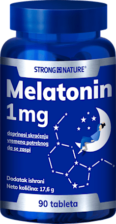 Melatonin 1 mg - tableta STRONG NATURE