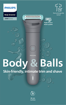 Elektrischer Rasierer Body & Balls 3000 Series Body Groomer  Philips
