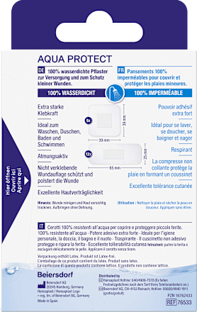 Pflaster Strips Aqua Protect wasserdicht Hansaplast