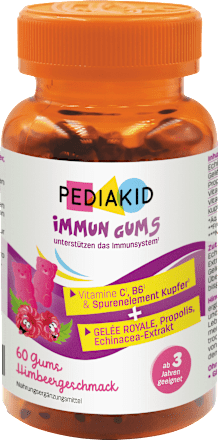 Immun Gums Himbeergeschmack 60 St PEDIAKID