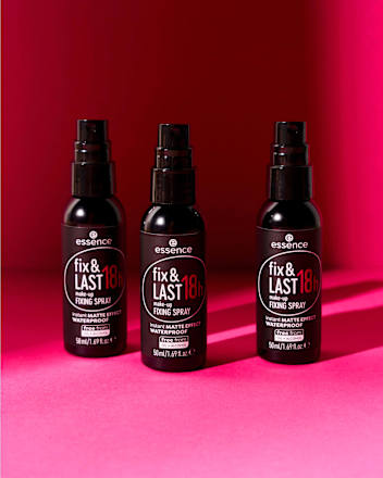 fix & LAST 18h make-up FIXING SPRAY essence