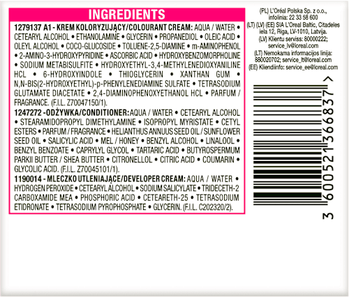 Farba do włosów 323 Ciemna czekolada L'ORÉAL PARiS CASTING Crème Gloss