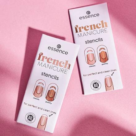 French MANICURE stencils 01 essence
