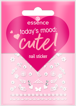 Today's mood: cute! nail sticker essence
