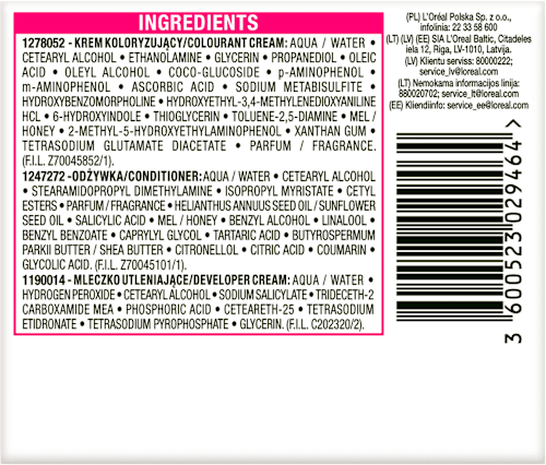 Farba do włosów 635 Czekoladowy cukierek L'ORÉAL PARiS CASTING Crème Gloss