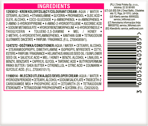 Farba do włosów 554 Ognista czekolada L'ORÉAL PARiS CASTING Crème Gloss