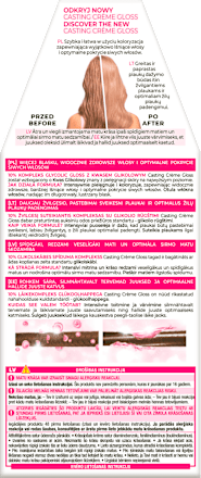 Farba do włosów 801 Satynowy blond L'ORÉAL PARiS CASTING Crème Gloss