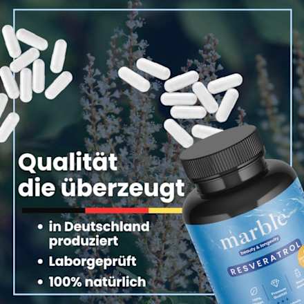 Resveratrol Kapseln 60 St marble