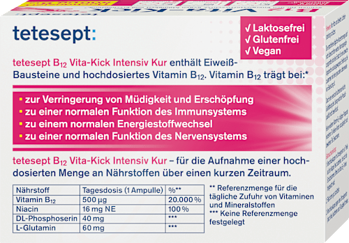 B12 Vita Kick Intensivkur Trinkfläschen 8 St tetesept