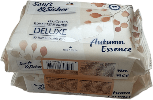 DELUXE vlažni toalet papir Autumn Essence, 2x50kom Sanft&Sicher