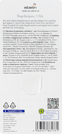 kleštičky na nehty s pilníkem To the Stars ebelin