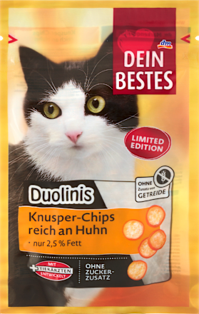 Ropogós chips felnőtt macskáknak, csirkében gazdag Dein Bestes