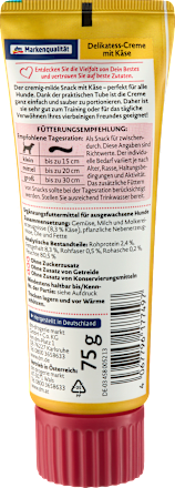 Ínyenc krém felnőtt kutyáknak sajttal Dein Bestes