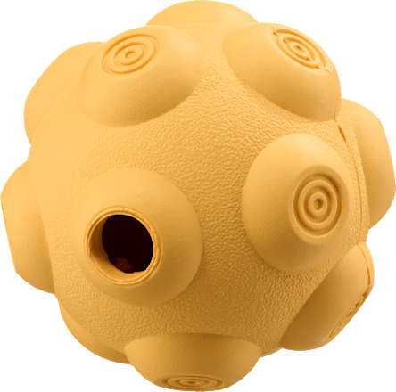 Igračka za pse - loptica za grickalice od prirodne gume DEIN BESTES