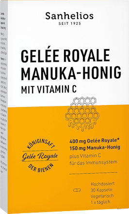 Gelée Royale Kapseln mit Manuka-Honig  Sanhelios
