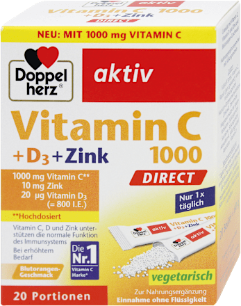 Vitamina C 1000 + D3 + zinco Doppelherz