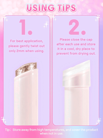 Lidschatten Stick Crystal Jelly Starlit Silver SHEGLAM