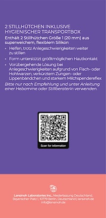 Stillhütchen Mini 20 mm (1 Paar) Lansinoh