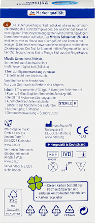 Zuhause Test Zöliakie Mivolis