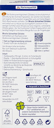 Zuhause Test Zöliakie Mivolis