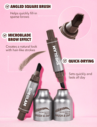 Augenbrauenstift Brow-Fection Angled Brush & Dip Auburn SHEGLAM