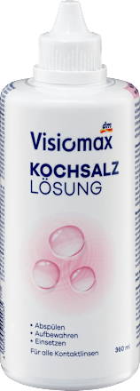 Sóoldat minden típusú* kontaktlencse öblítésére és tárolására Visiomax