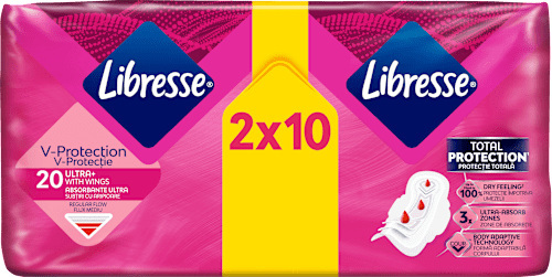 Damski vložki Freshness & Protection Ultra+ Libresse
