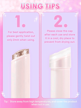 Lidschatten Stick Crystal Jelly Rosy Gem SHEGLAM