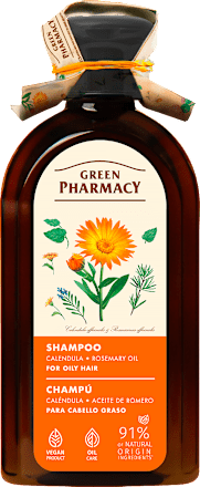Szampon do włosów przetłuszczających się Nagietek Lekarski GREEN PHARMACY