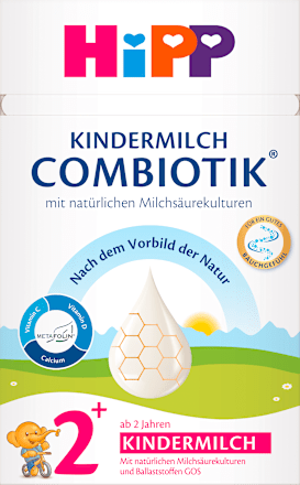 Mliječna hrana za bebe Combiotik, 2+ g. HiPP