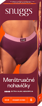 Menštruačné nohavičky Hugger Iconic, extra silná absorpcia, veľ. S snuggs